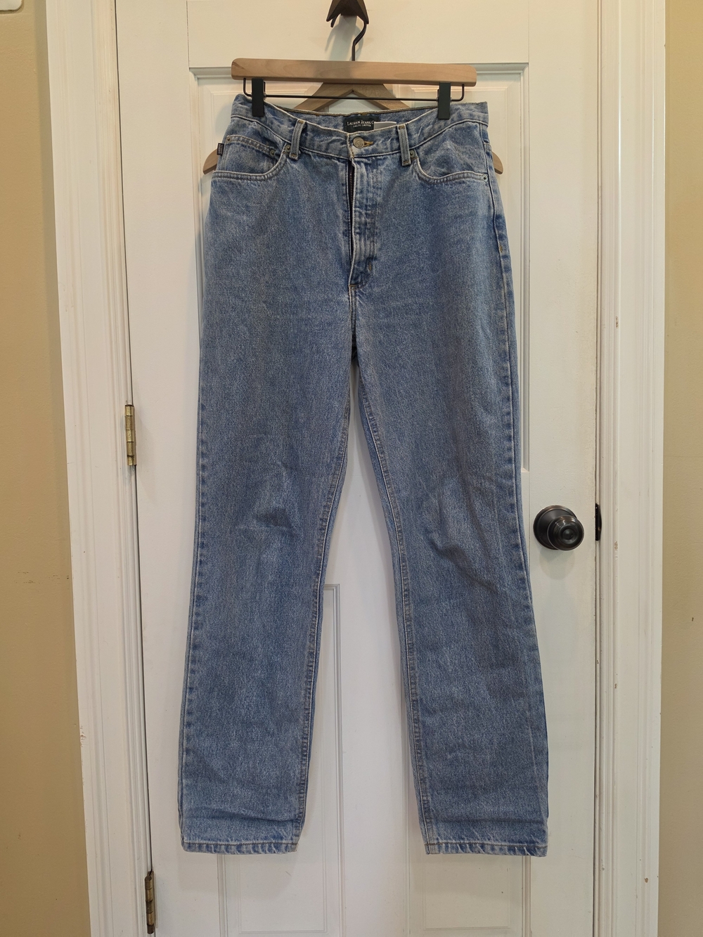 Ralph Lauren Women's Straight-Leg Light Blue Jeans